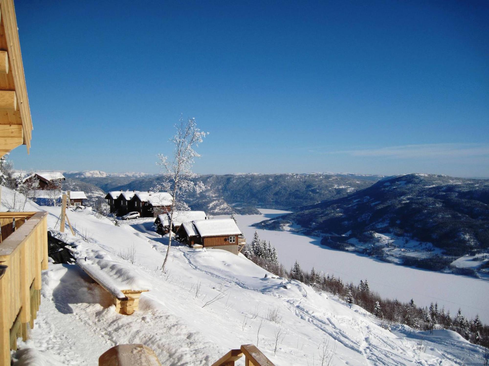 Norefjell - Storhytte Med Jacuzzi Og Fantastisk Beliggenhet Noresund Luaran gambar